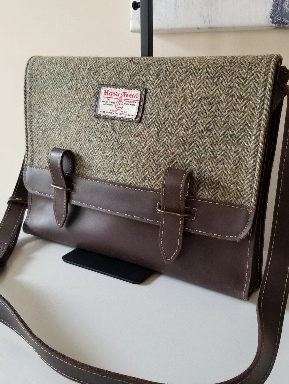 Harris Tweed Messenger Bag Crossbody